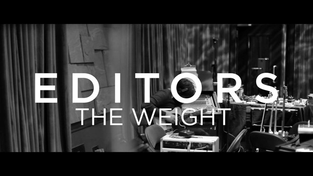 Lyric edit. Editors the Weight of your Love.